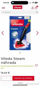 Vileda Steam - náhradný poťah na parný mop - 3