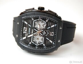 LIGE 89108 Black LED Chronograph - pánske fashion hodinky - 3