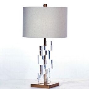 Krištáľová stolová lampa Venicia Glamour Premium 66 cm XL - 3