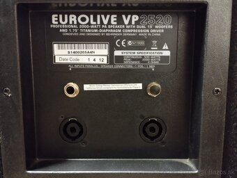 Predám Behringer VP 2520 Eurolive - 3