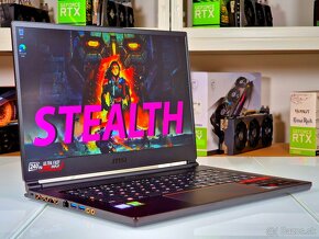 Herný notebook MSI STEALTH | 240Hz | RTX 2060 | ZÁRUKA - 3