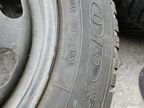 Plechové disky 5x100 + zimné pneu 195/65r15 - 3