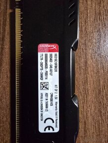 Predám pamäťe DDR3 - set 2x 4 GB zn. Kingston Fury - 3