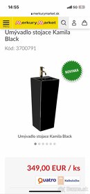voľne stojace čierne umývadlo Kamila - 3