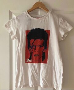 ——————Biele tričko David Bowie XXS/XS, 4 E———— - 3