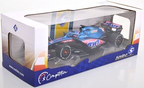 Alpine A522 - F. Alonso 2022 GP Monaco - 1:18 Solido - 3