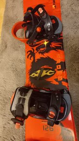 Snowboard, 126cm + viazanie - 3