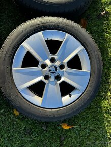 Škoda 16” 5x112, 205/55 R16 obuté zimné pneu - 3