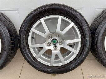 Komplet letnú sadu alu Škoda SPIDER 5x100 205/55 R16... - 3