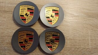 Porsche stredové krytky do kolies 76mm / 65mm viac fareb - 3