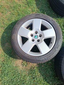 Hliníkové disky 5x112 s pneumatikami 225/50r17 - 3