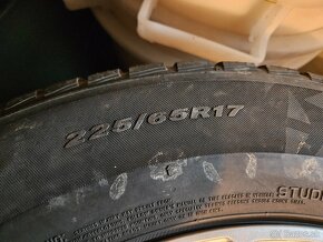 225/65 R17 102H 4x Zimné pneumatiky na dikoch - 3