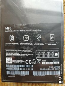 Predám,vymením Xiaomi Mi 8 6GB/64GB White - 3