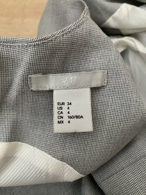 Šedé elegantne šaty H&M - 3