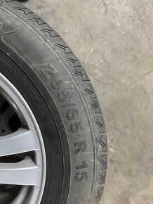 Predám ALU disky 15" pneu 205/65R15 4x108 PSA - 3