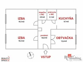 Bezbariérový 3-izb byt po rekonštrukcii Šuňavcova ul. - 3