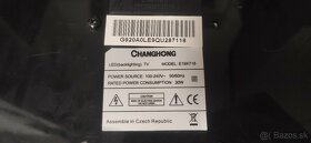 Nefunkčný Led TV Changchong E19X718 - 3