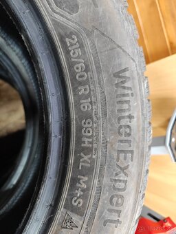 Predám zimné pneumatiky 215/60 R16 UNIROYAL - 3