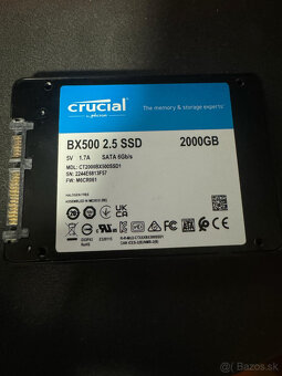 Predam SSD 2,5" Crucial BX500 2 TB - 3