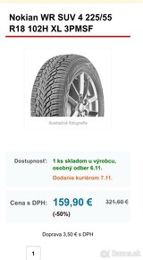 225/55 R18 102H XL zimné NOKIAN - 3