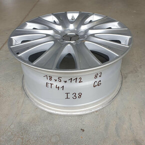 Originál Mercedes S disky 5x112 R18 ET41 - 3