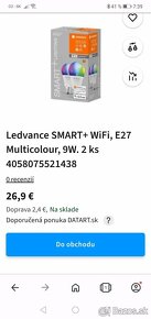 Smart app Ledvance Classic A60 E27 Multicolor - 3