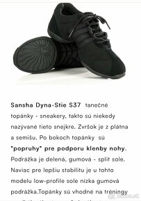 Tanečné topánky Sansha / Skazz, veľkosť 8M (23,8 cm) - 3