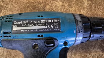 Makita 12V 6270D, nabíjačka DC1414T - 3