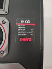 Predám retro Repro Sanyo SX225 SX-225 - 3