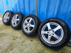 Alu disky 5x114,3 16" + zimné pneu 215/60 R16 99H - 3