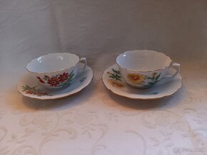 Míšeň, Meissen - porcelánové šálky - 3