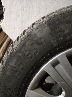 195/65r15 zimne Continental + plechy - 3