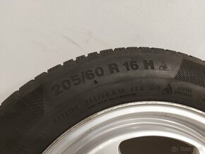 Zimná sada orig. AUDI - 5x112 r16 + Continental 205/60 r16 - 3