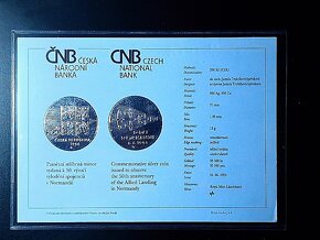 200 CZK Normandia 1994 / 50 anniversary - BK + Pamätný list - 3