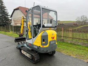 Minibagr Wacker Neuson ET16 hyd.podvozek+svahovka,2500mth - 3