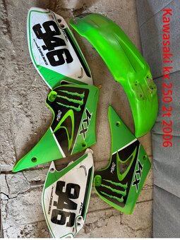 Plasty kawasaki kx 250 2t 2006 2x a kx 250 4t 2022 1x - 3