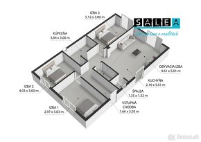 Bývate v novom už vo FEBRUÁRI 2025 Exkluzívne Novostavba 4+1 - 3