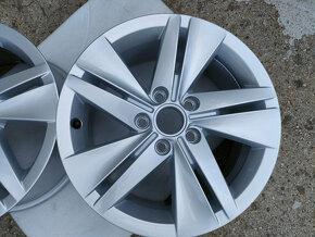 Originál alu disky VW Golf VIII, Škoda 16" 7Jx16 5x112, ET48 - 3