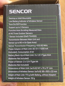 Meteorologická stanica Sencor SWS 4100 W - 3