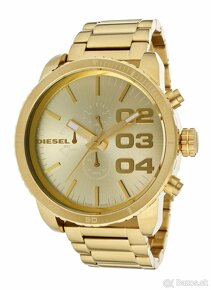 Zlaté hodniky DIESEL - Chronograph Gold, Originál s balením - 3