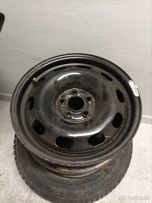 5x100 R15 195/65 zimné pneu - 3