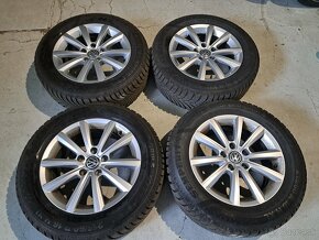 Predam Original elektrony Volkswagen 5x112 R16 a zimne pneu - 3