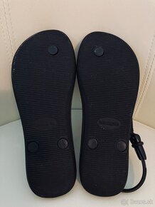 Havaianas šľapky čierne , stav ako nové Velkost 36 - 3