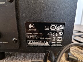 Predám reproduktory Logitech Z-323 čierne sada 2.1 - 3