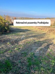 PREDAJ: Rekreačný pozemok v Podhájskej 459 m2; 25.950 € - 3