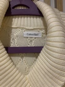 Krémové šaty Calvin Klein - 3