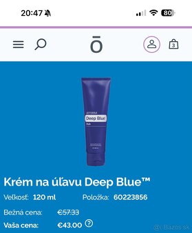 dōTERRA Deep Blue krém 120ml - 3