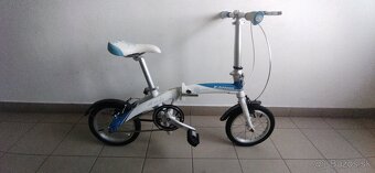 Predám skladací bicykel 14" kolesa. Servisovany.Na výšku  1 - 3