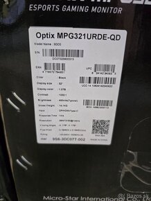 MSI Optix MPG321UR-QD Gaming Monitor - 3