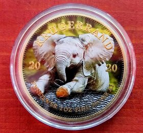 investičné strieborne mince - Krugerrand Big Five Baby - 3